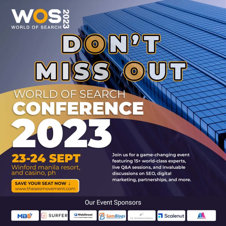 world of search 2023, WosCon 2023