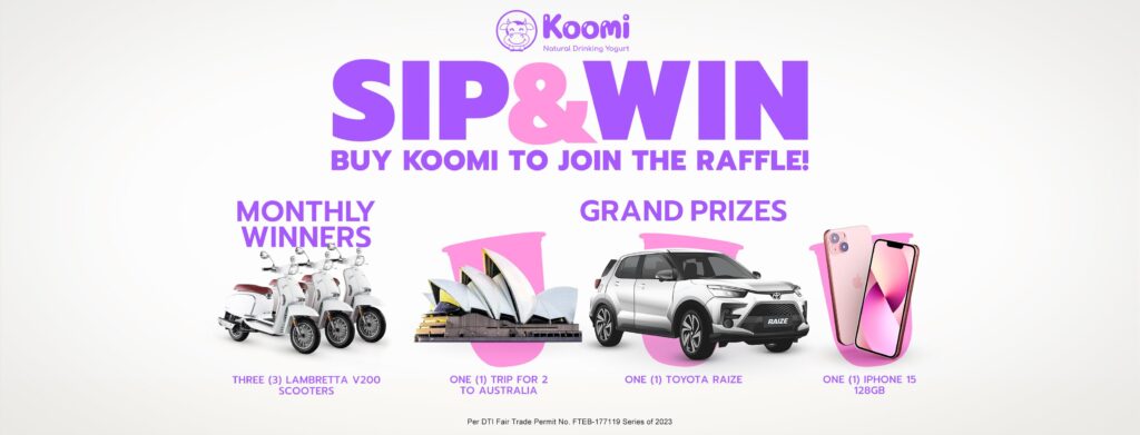 Sip and Win with Koomi